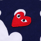 CDG Be Kind T Shirt Lay Japanese Style Fashion Brand Short Sleeve T-shirt 18 New Polka Dot Big Love Unisex Wear Pure Cotton Couple Style