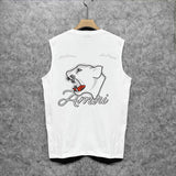 Amiri tank top black panther print