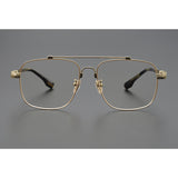 CHH Chrome Hearts Glasses Japanese pure titanium double beam myopia glasses frame