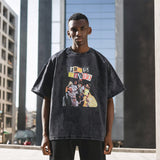 Mens Vintage T Shirt Short Sleeve T-Shirt Men's and Women's