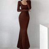 Women Dresses Fishtail Sheath Dress