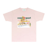 Casablanca T Shirts Fashion Print Street