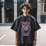 Mens Vintage T Shirt Summer Print