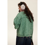 Unisex Coat Lambswool Denim Coat