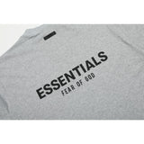 Fog Essentials T Shirts Spring/Summer FOG Letter Pattern Crew Neck Short Sleeves