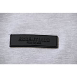 Fog Essentials T Shirts Spring Summer FOG Three-dimensional Silicone Leather Label Crew Neck Short Sleeves