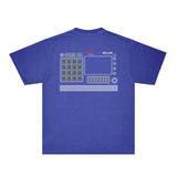 Amiri Washed Distressed T Shirt Printed Trendy Pure Cotton