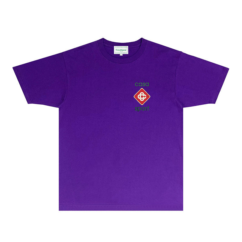 Casablanca T Shirts Fashion Print Street