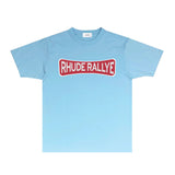 Rhude T Shirts Printed Trendy Pure Cotton