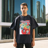 Mens Vintage T Shirt Short Sleeve T-Shirt Men's and Women's