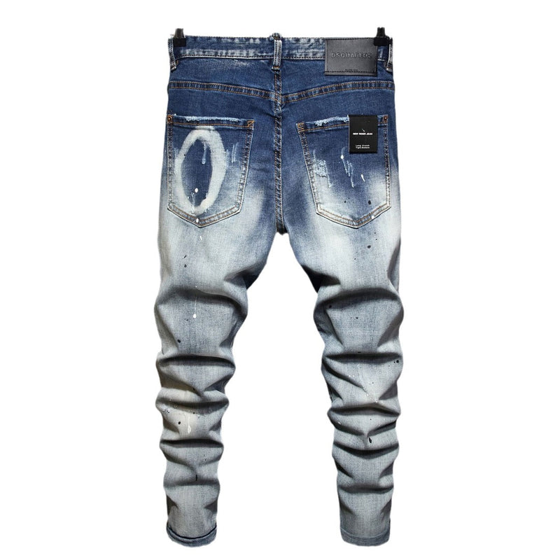 DSQ2 Jeans Distressed Slim-fit Stretch Jeans