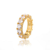 Rings Premium Claw Set AAA Zircon Ring Fashion 18K St. Valentine's Spectrum