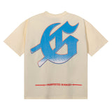 Godspeed T Shirts Rugby Players Printed Cotton Casual Short Sleeves Men and Women