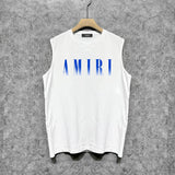 Amiri tank top gradient simple letter printing