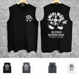 Amiri tank top note fan printing