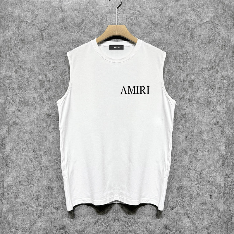 Amiri tank top angel sketch printing