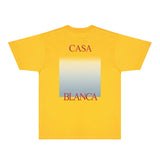 Casablanca T Shirts Fashion Print Street