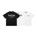 Fog Essentials T Shirts Letter Pattern Crew Neck Short Sleeves