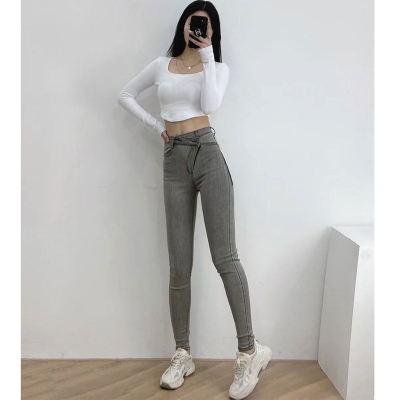 Women Jeans Tight Stretch Slim Fit