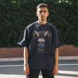 Mens Vintage T Shirt Printed Old Short Sleeve T-Shirt