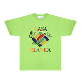 Casablanca T Shirts Fashion Print Street