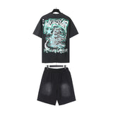 Hellstar T-Shirt And Shorts Two-Piece Set