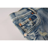 Purple Brand Jeans Pure Cotton High Street Trend #9050