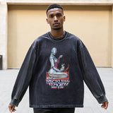 Mens Vintage Long Sleeve Shirt