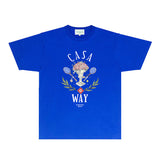 Casablanca T Shirts Fashion Print Street