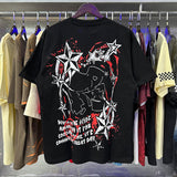 Hellstar T Shirts Retro abstract print