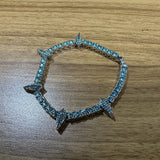 Bracelet Hip Hop Alloy Rhinestone Black Panther Bracelet ins Spectrum St. Valentine's