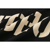 Fog Essentials T Shirts Spring/Summer FOG Flocking Letter Pattern Crew Neck Short Sleeves