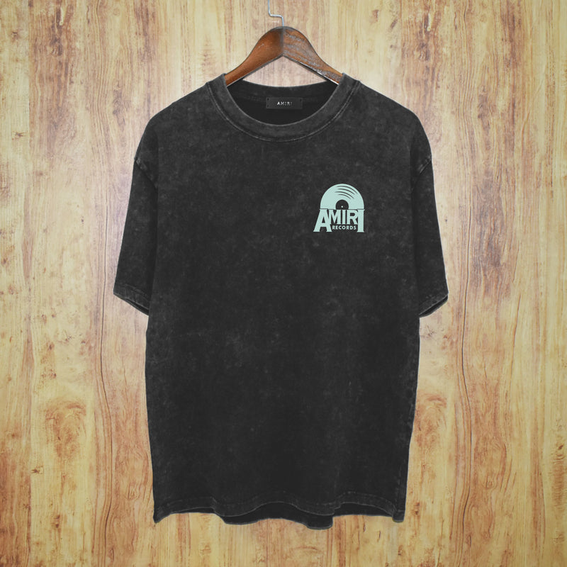 Amiri Washed Distressed T Shirt Printed Trendy Pure Cotton
