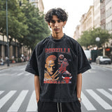 Men's Vintage T-Shirt Retro Short Sleeve Men's Loose T-Shirt
