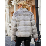 Women Fur Jacket Fashion Plush Coat