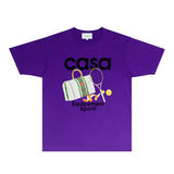 Casablanca T Shirts Fashion Print Street