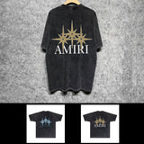 Amiri washed t-shirt fractured star short sleeve
