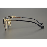 CHH Chrome Hearts Glasses Versatile Retro Pure Titanium Box Glasses