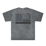 Amiri Washed Distressed T Shirt Printed Trendy Pure Cotton