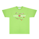 Casablanca T Shirts Fashion Print Street