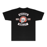 Rhude T Shirts Printed Trendy Pure Cotton