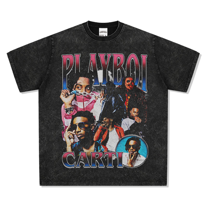 Jordan Terrell Carter Playbois Carti T shirts