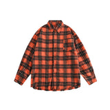 Unisex Shirt Vintage Frayed Plaid Shirt