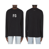 Fog Fear of God Essentials T Shirt Long Sleeve inside-out Wear High Street Bottoming Shirt