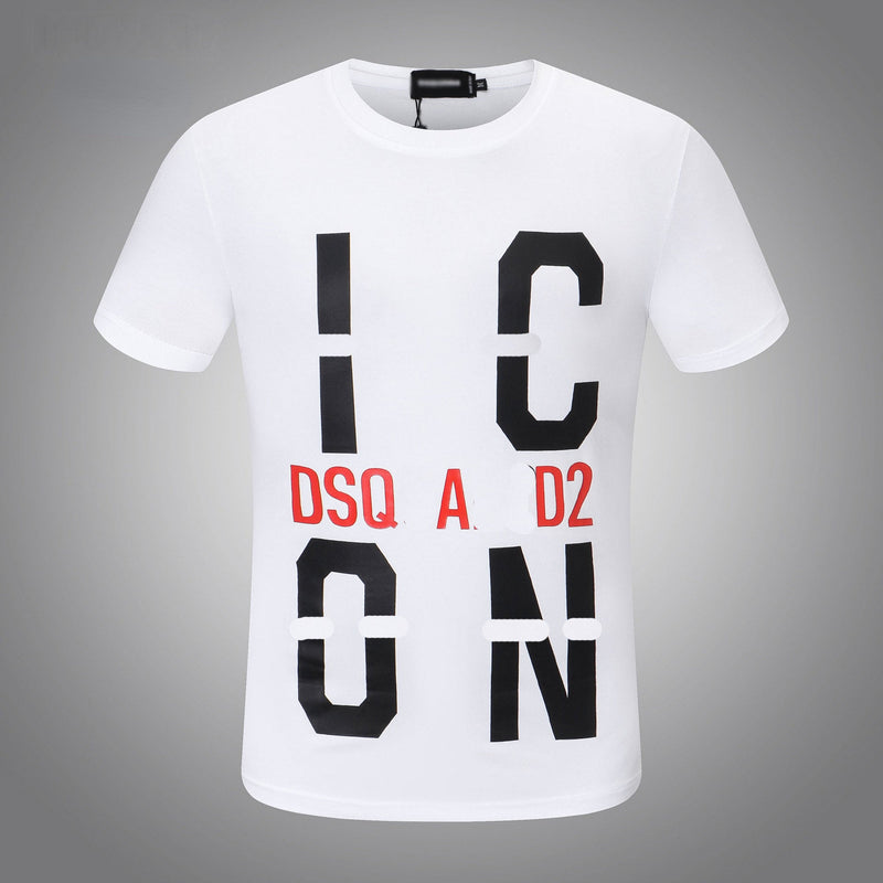 Dsq2 T Shirt Iconzi Letter Print Casual Sports Short Sleeve Summer Men