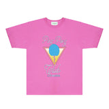 Casablanca T Shirts Fashion Print Street