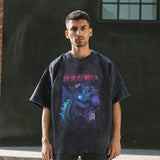 Mens Vintage T-Shirt Printed Short Sleeve T-Shirt