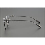 CHH Chrome Hearts Glasses Japanese fashion ultra-light pure titanium half-frame glasses frame