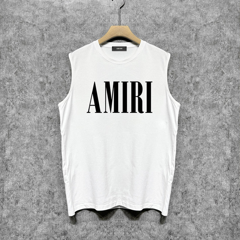 Amiri tank top big classic letterprinting