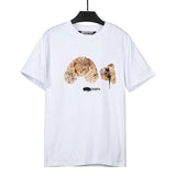 Palm Angels T Shirts Short Sleeve T-shirt Men and Women Loose Half Sleeve